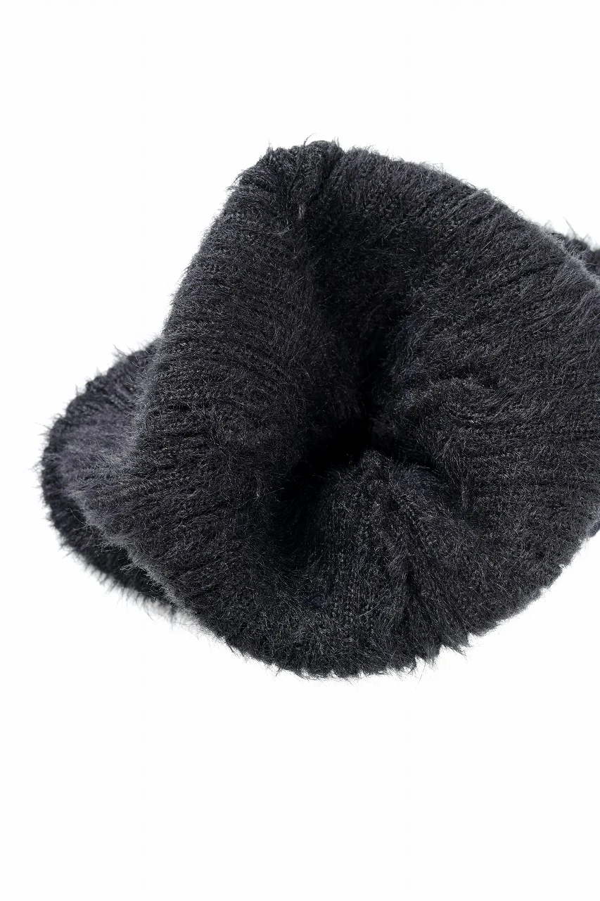 Juun.J Hairy Beanie (BLACK) - Image 10