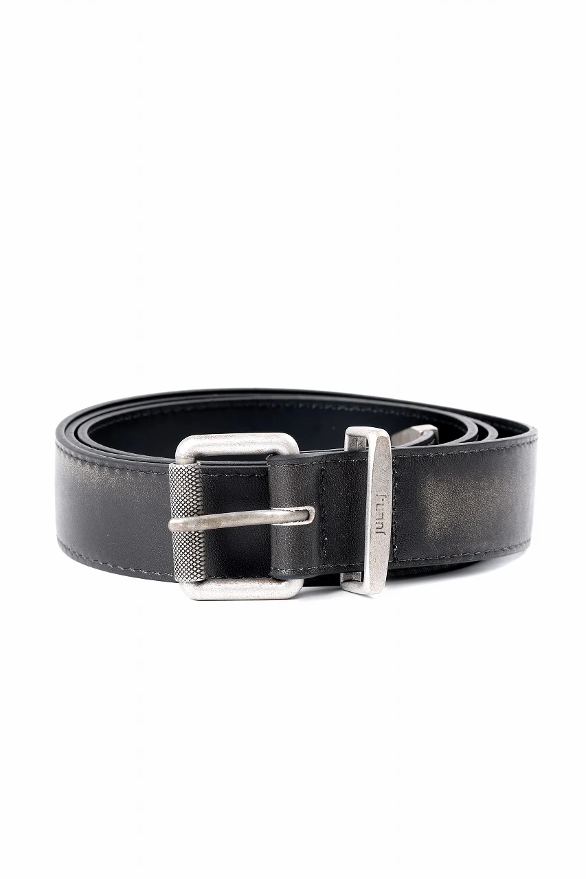 Juun.J Aging Leather Belt (BLACK)