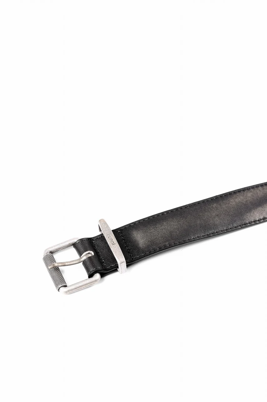 Juun.J Aging Leather Belt (BLACK) - Image 10