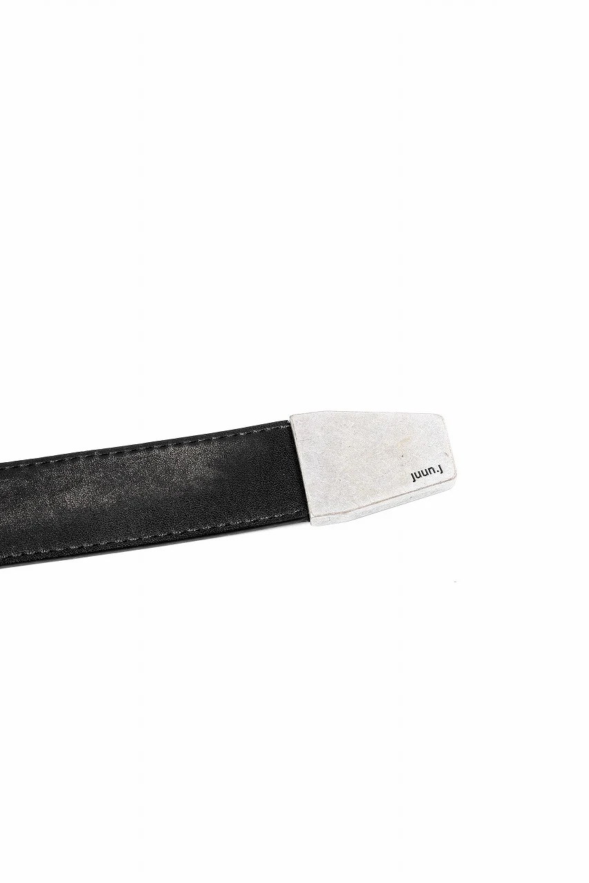Juun.J Aging Leather Belt (BLACK) - Image 11