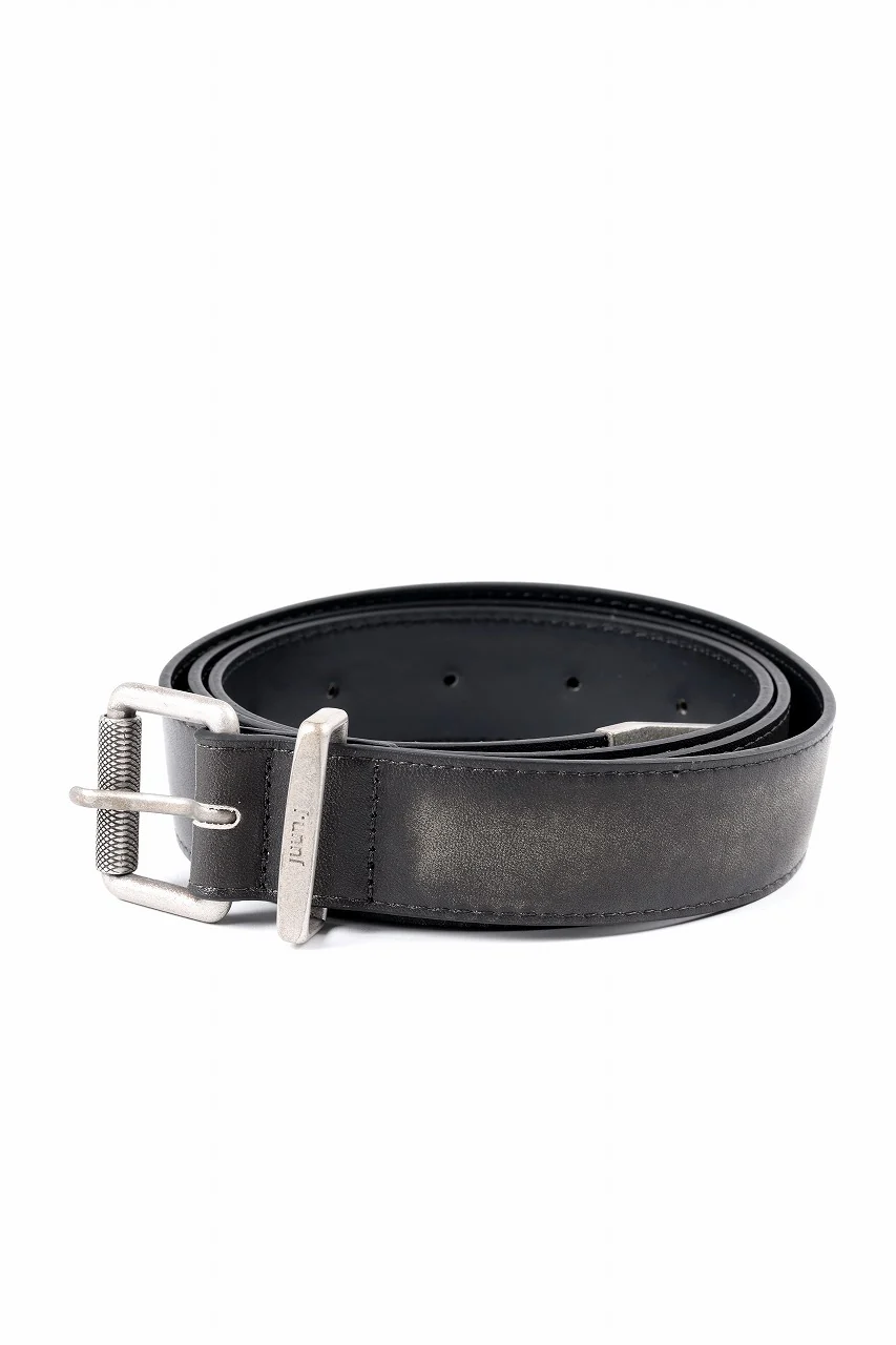 Juun.J Aging Leather Belt (BLACK) - Image 3