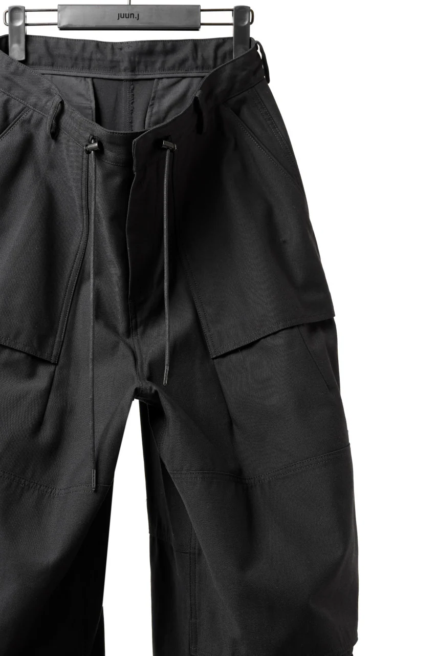 Juun.J Loose Fit Cordura Pants (BLACK) - Image 13