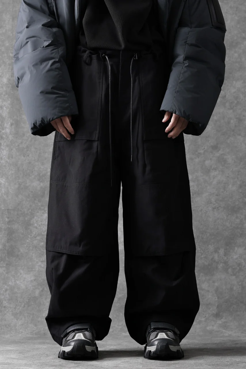 Juun.J Loose Fit Cordura Pants (BLACK) - Image 25