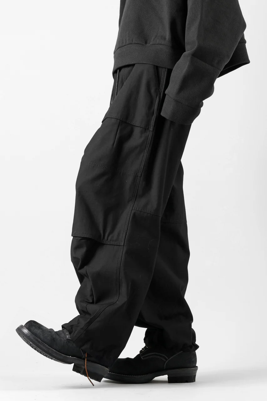 Juun.J Loose Fit Cordura Pants (BLACK) - Image 6