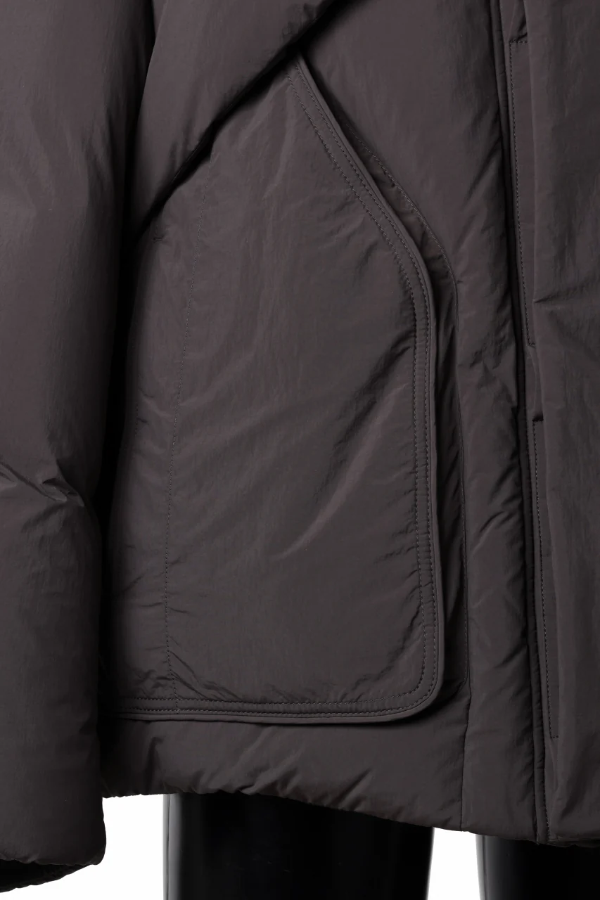 Juun.J Multi Layered Goose Down Jumper (BROWN) - Image 8