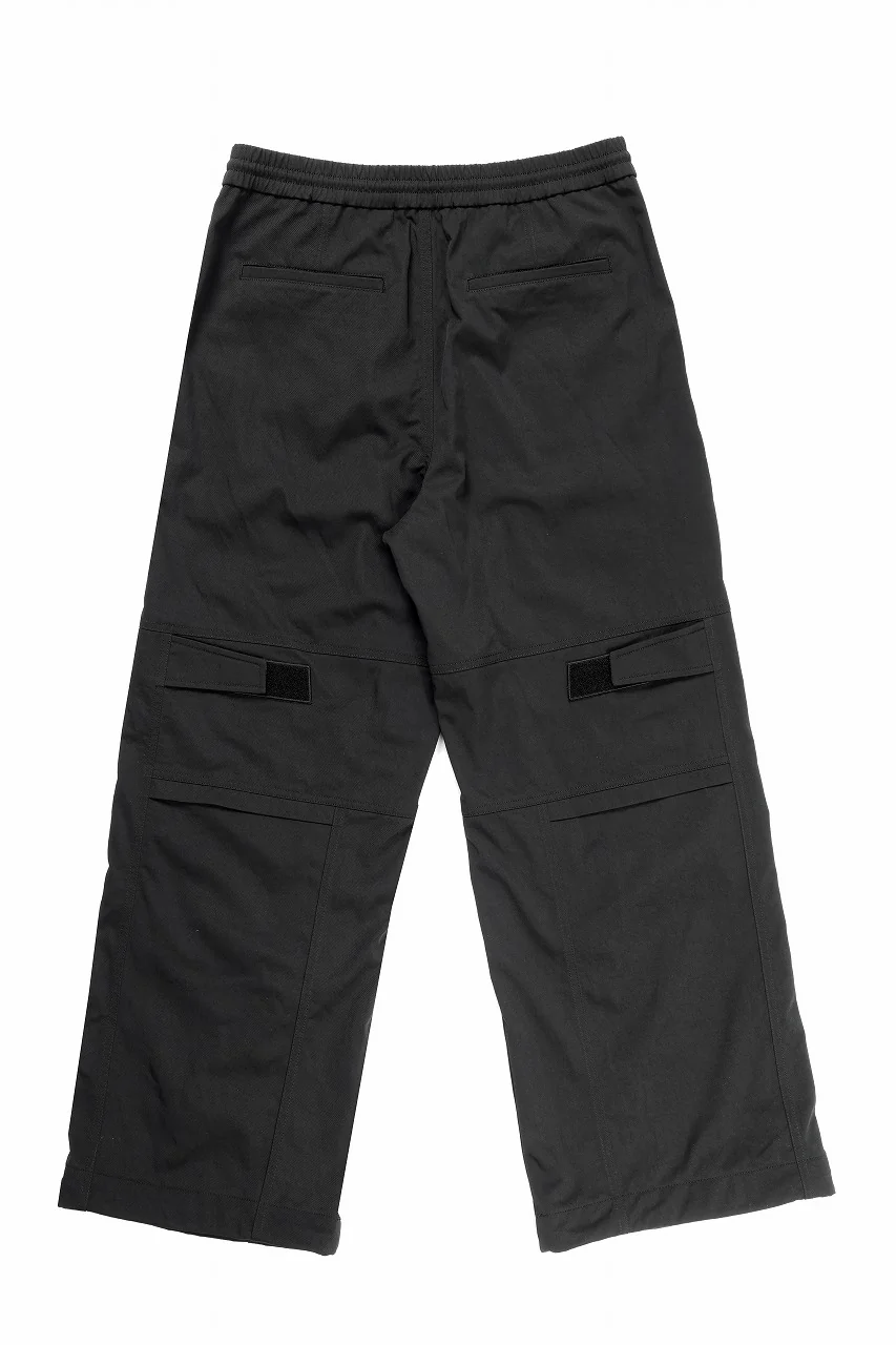 Juun.J Nylon Cargo Pants (BLACK) - Image 2