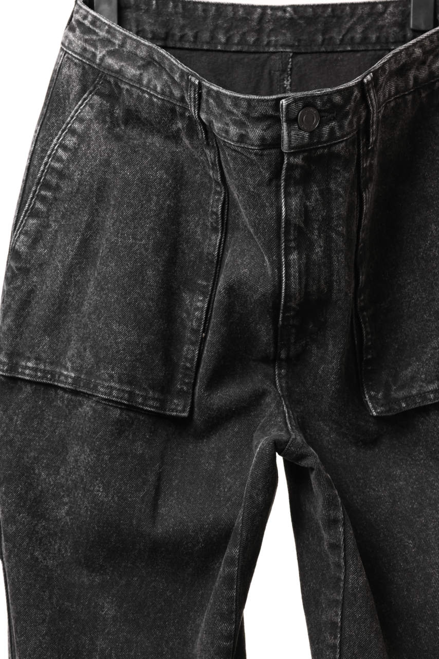 Juun.J Pocket Detailed Denim Pants (BLACK) - Image 15