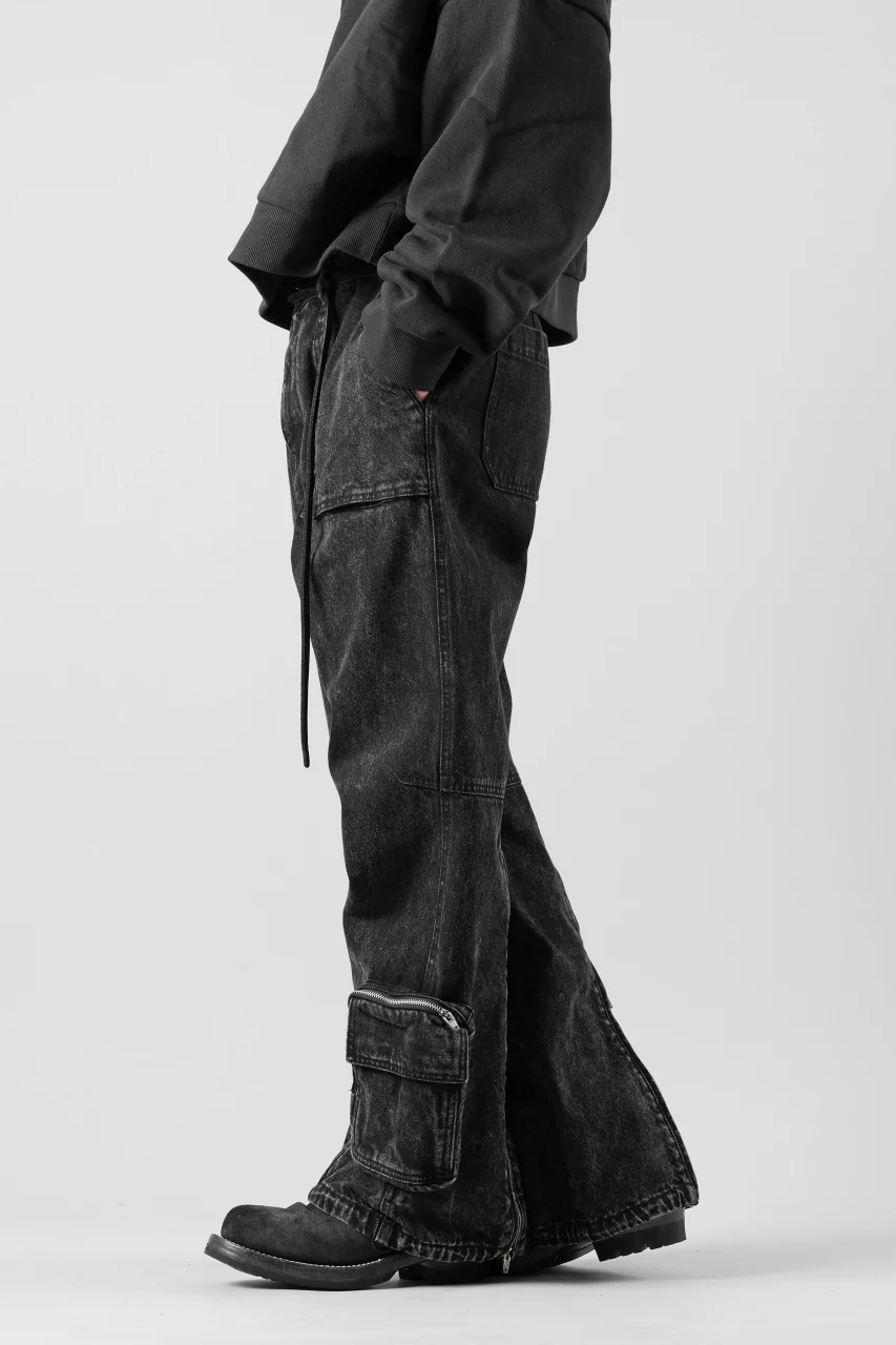 Juun.J Pocket Detailed Denim Pants (BLACK) - Image 2
