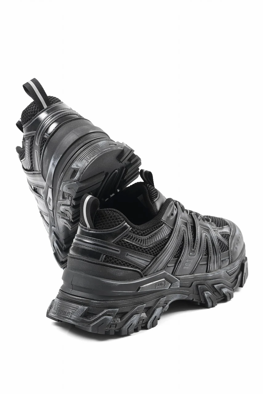 Juun.J Synthetic Trainer Shoes (BLACK) - Image 12