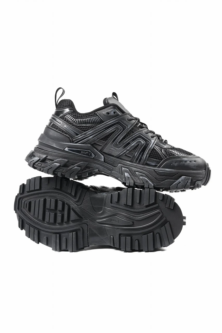 Juun.J Synthetic Trainer Shoes (BLACK) - Image 13