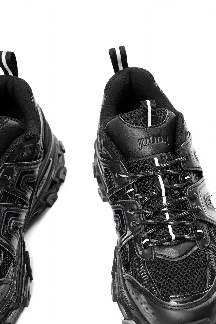 Juun.J Synthetic Trainer Shoes (BLACK) - Image 17