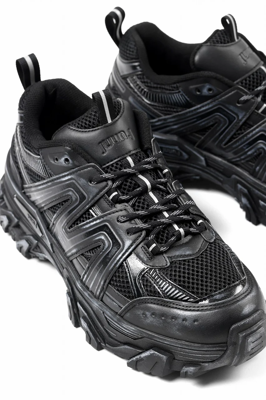 Juun.J Synthetic Trainer Shoes (BLACK) - Image 18