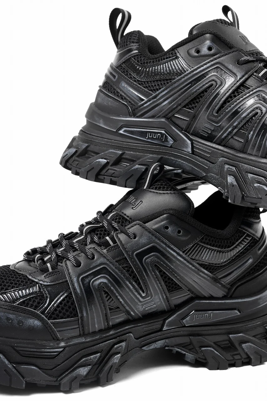 Juun.J Synthetic Trainer Shoes (BLACK) - Image 21