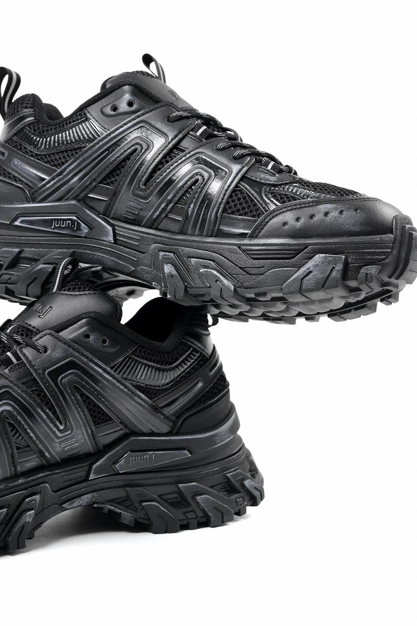 Juun.J Synthetic Trainer Shoes (BLACK) - Image 22