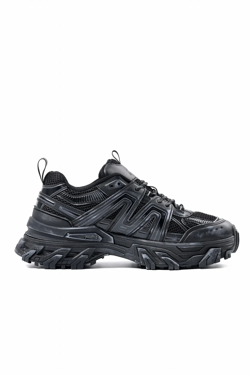 Juun.J Synthetic Trainer Shoes (BLACK) - Image 3