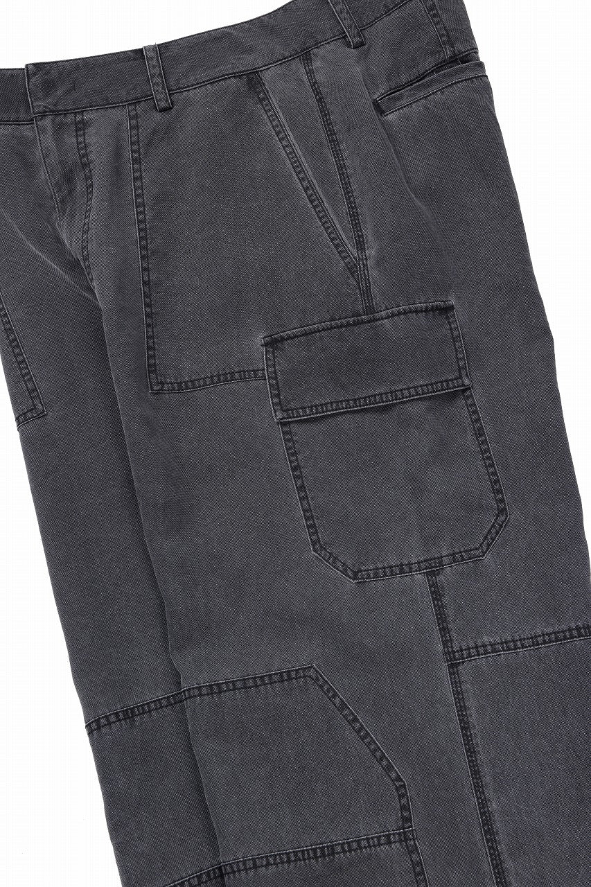 Juun.J Washed Nylon Work Pants (GREY) - Image 15