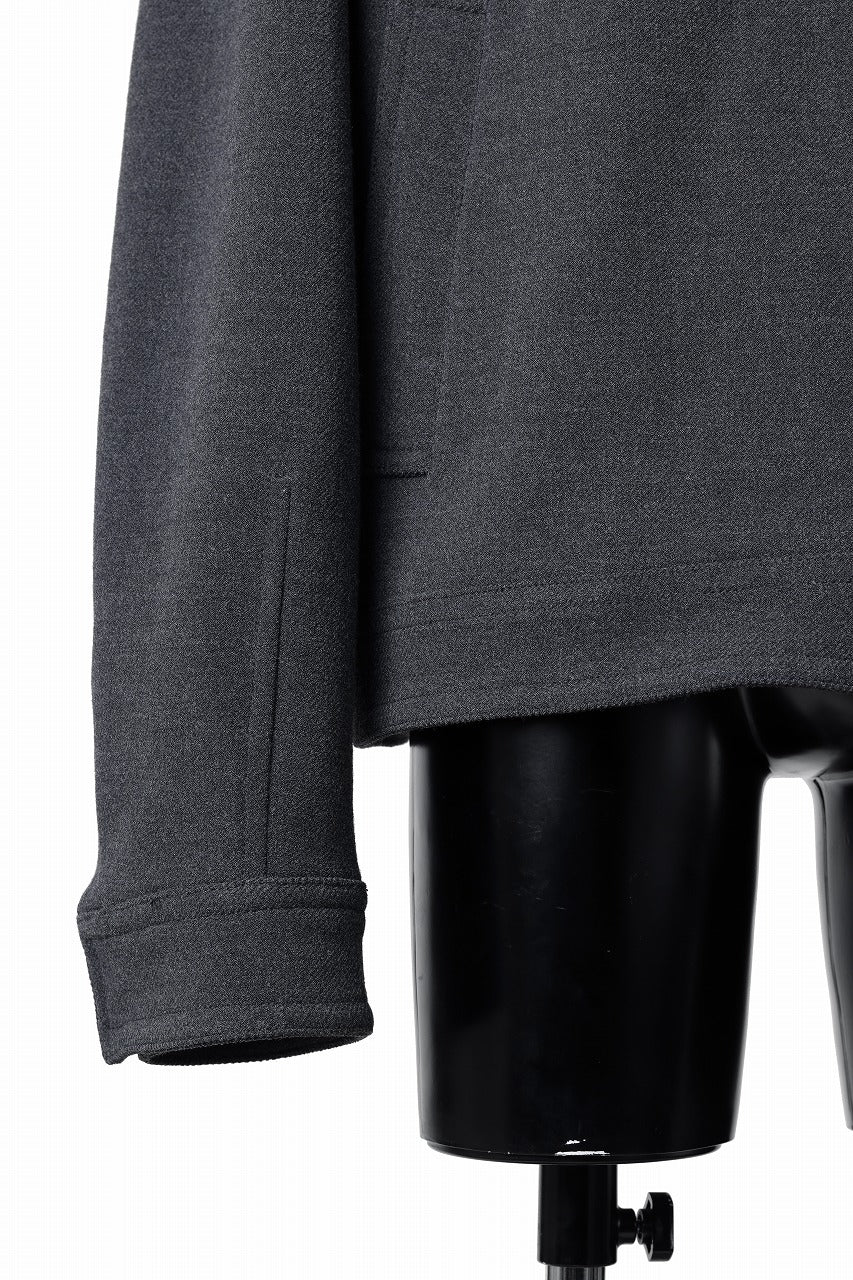 Juun.J Wool Harrington Jacket (GREY) - Image 11