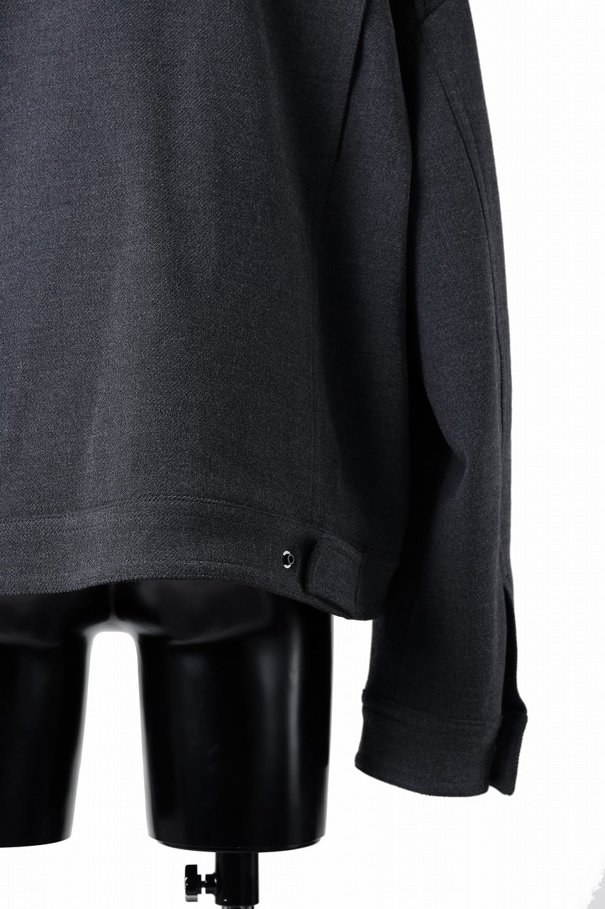 Juun.J Wool Harrington Jacket (GREY) - Image 19