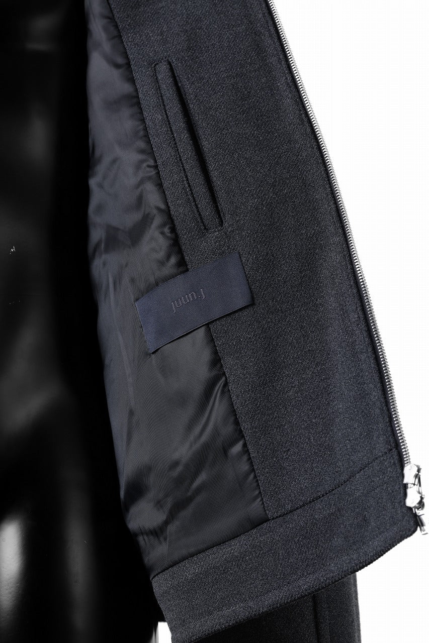 Juun.J Wool Harrington Jacket (GREY) - Image 21