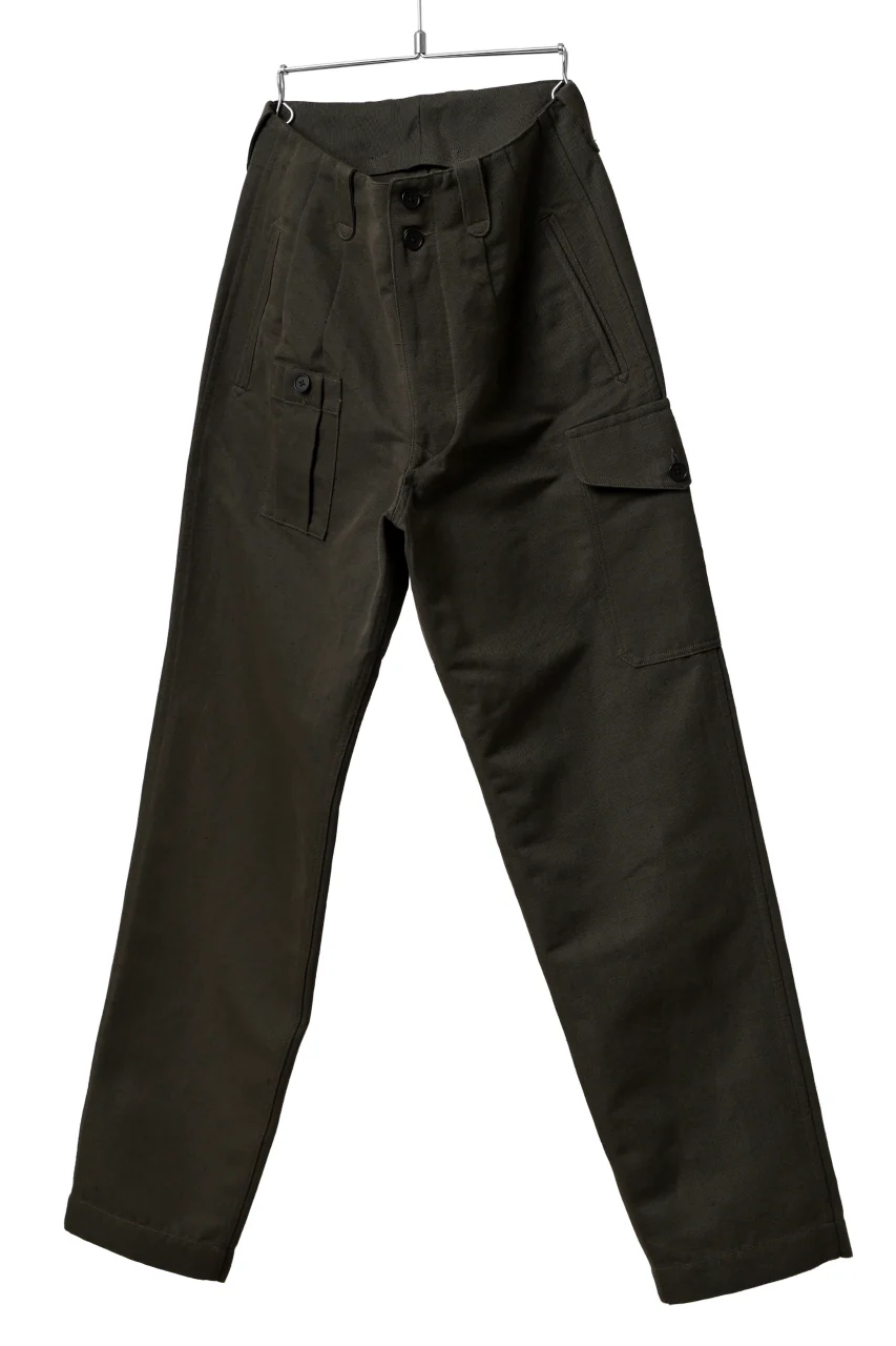 KLASICA 1960 BRITISH MIL TROUSERS / TRI UNION HIGH DENSITY GABADINE (MILITARY) - Image 14