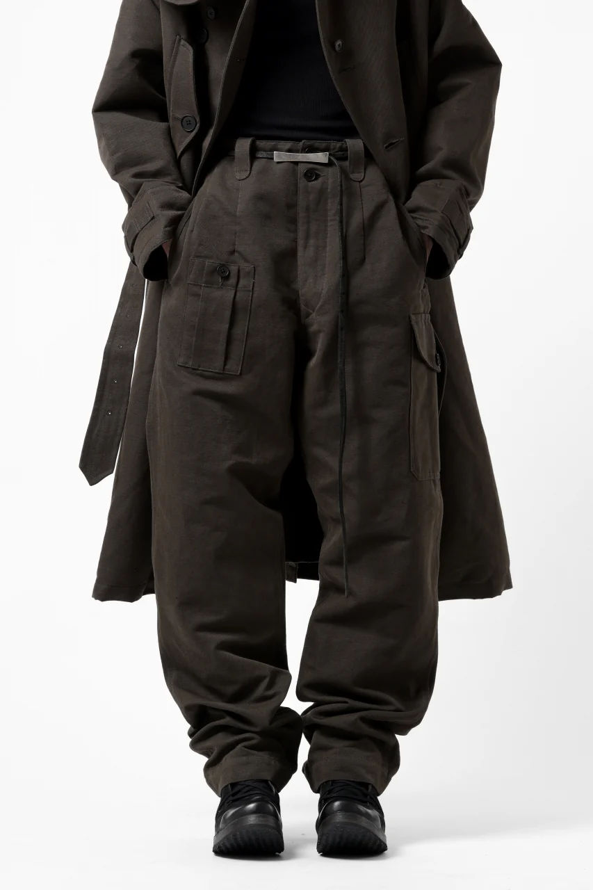 KLASICA 1960 BRITISH MIL TROUSERS / TRI UNION HIGH DENSITY GABADINE (MILITARY) - Image 3