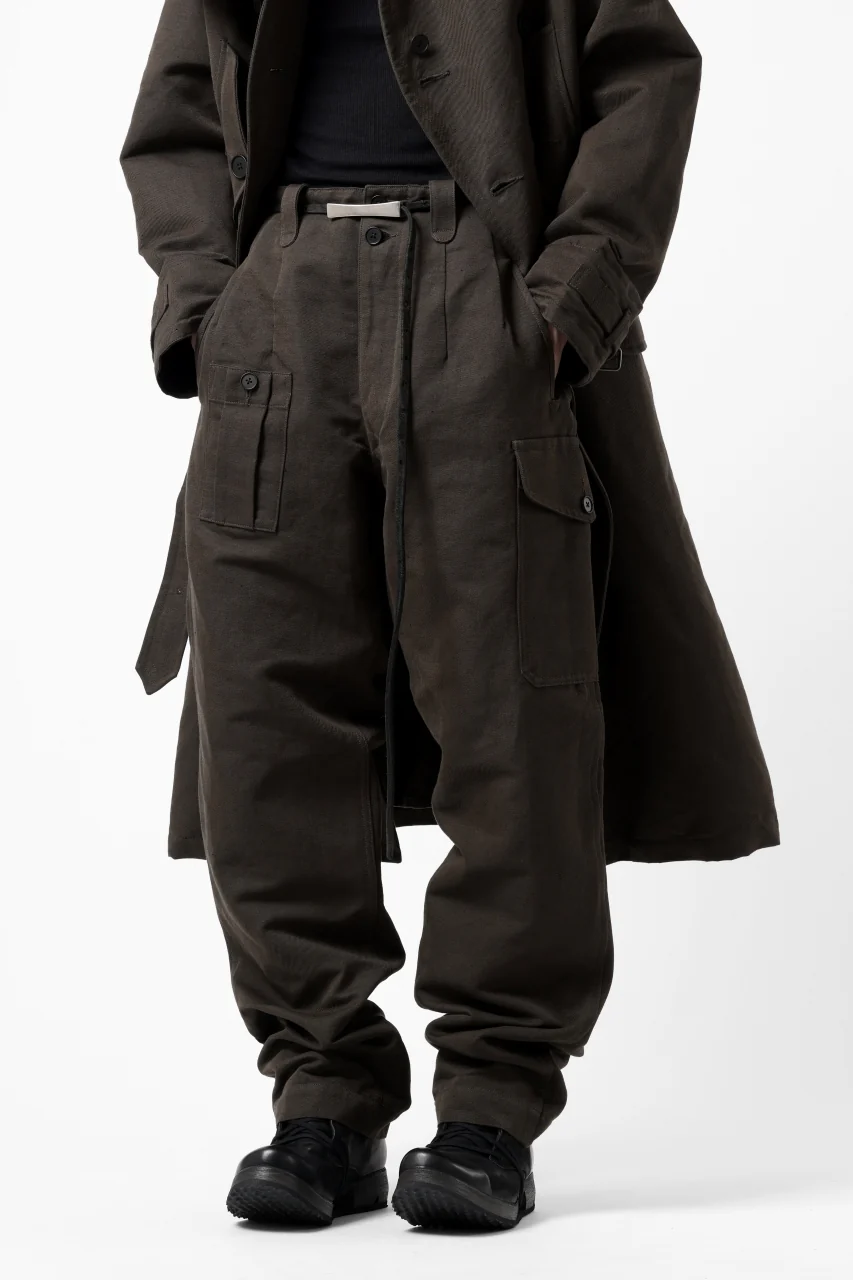 KLASICA 1960 BRITISH MIL TROUSERS / TRI UNION HIGH DENSITY GABADINE (MILITARY) - Image 4
