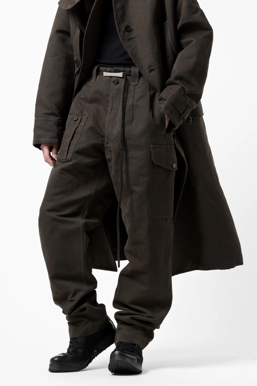KLASICA 1960 BRITISH MIL TROUSERS / TRI UNION HIGH DENSITY GABADINE (MILITARY) - Image 6