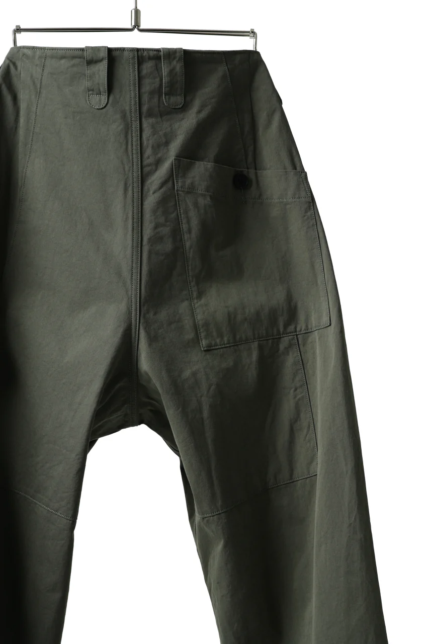 KLASICA 1960 (C-Twill) CARGO POCKET TROUSERS / HIGH DENSITY MATT TWILL (OLIVE) - Image 15