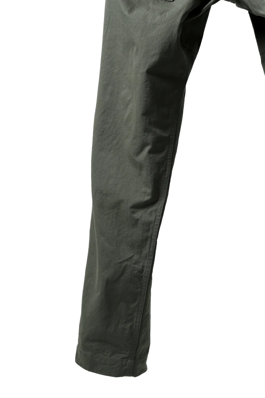 KLASICA 1960 (C-Twill) CARGO POCKET TROUSERS / HIGH DENSITY MATT TWILL (OLIVE) - Image 5