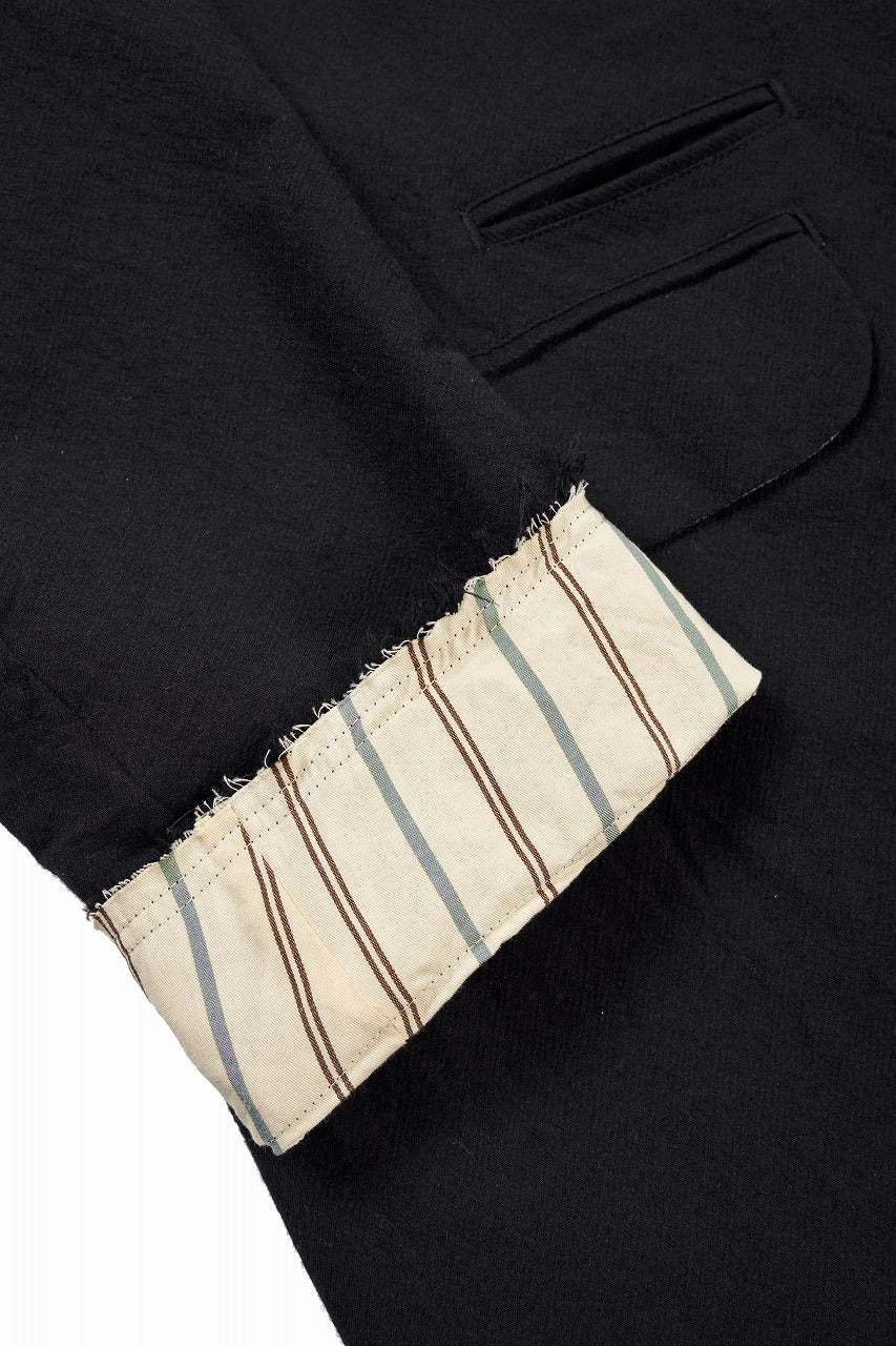 KLASICA "1983" CUT OFF CLASSIC STRAIGHT COAT / ALEXANDER TWILL MATT MIX (COAL BLACK) - Image 10
