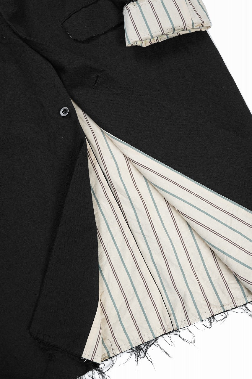 KLASICA "1983" CUT OFF CLASSIC STRAIGHT COAT / ALEXANDER TWILL MATT MIX (COAL BLACK) - Image 11