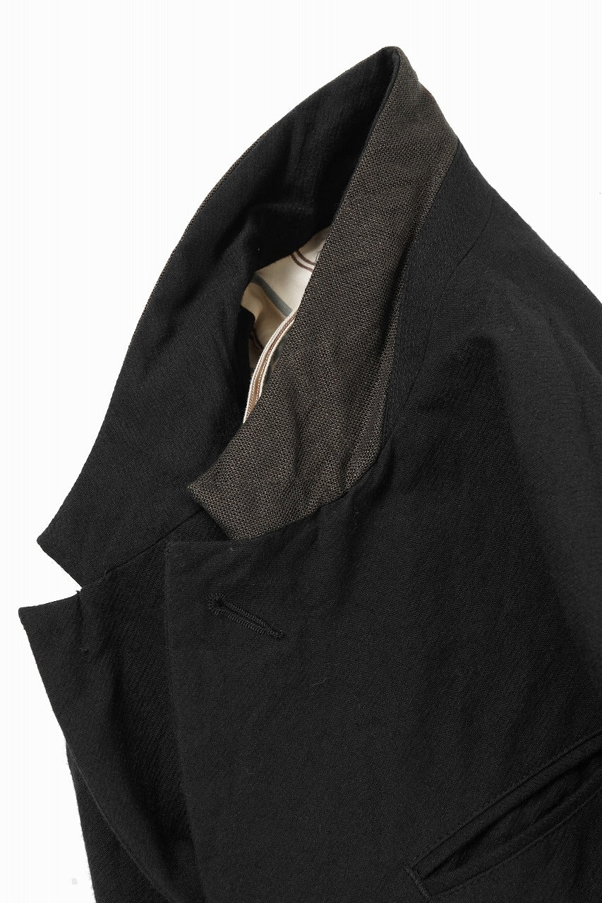 KLASICA "1983" CUT OFF CLASSIC STRAIGHT COAT / ALEXANDER TWILL MATT MIX (COAL BLACK) - Image 18