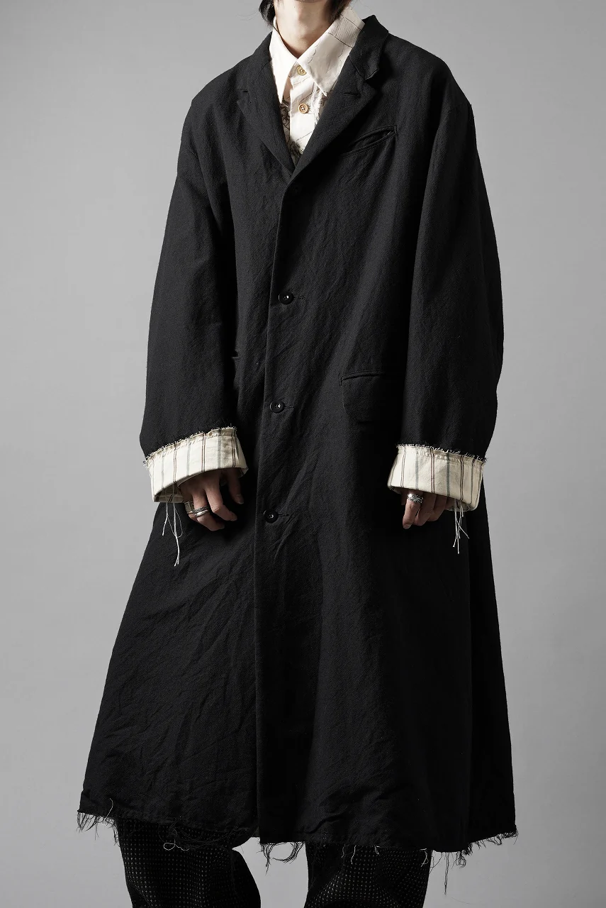 KLASICA "1983" CUT OFF CLASSIC STRAIGHT COAT / ALEXANDER TWILL MATT MIX (COAL BLACK) - Image 19