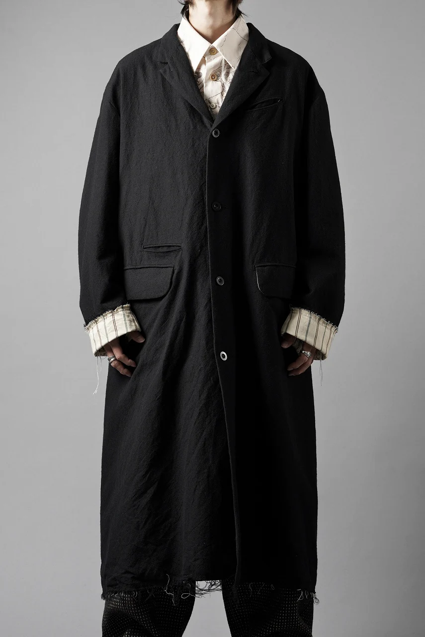 KLASICA "1983" CUT OFF CLASSIC STRAIGHT COAT / ALEXANDER TWILL MATT MIX (COAL BLACK) - Image 20