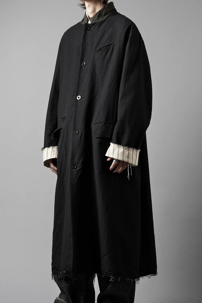 KLASICA "1983" CUT OFF CLASSIC STRAIGHT COAT / ALEXANDER TWILL MATT MIX (COAL BLACK) - Image 22