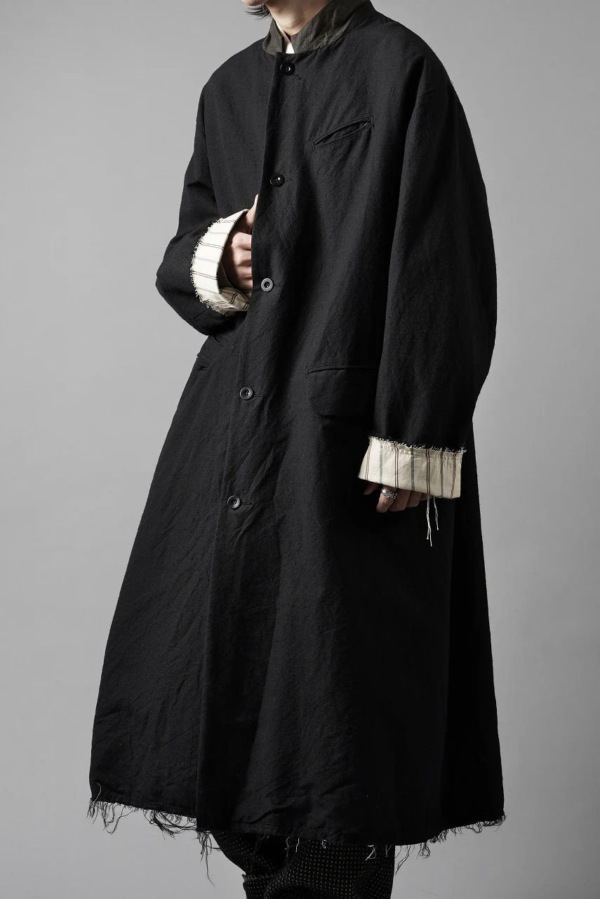 KLASICA "1983" CUT OFF CLASSIC STRAIGHT COAT / ALEXANDER TWILL MATT MIX (COAL BLACK) - Image 23