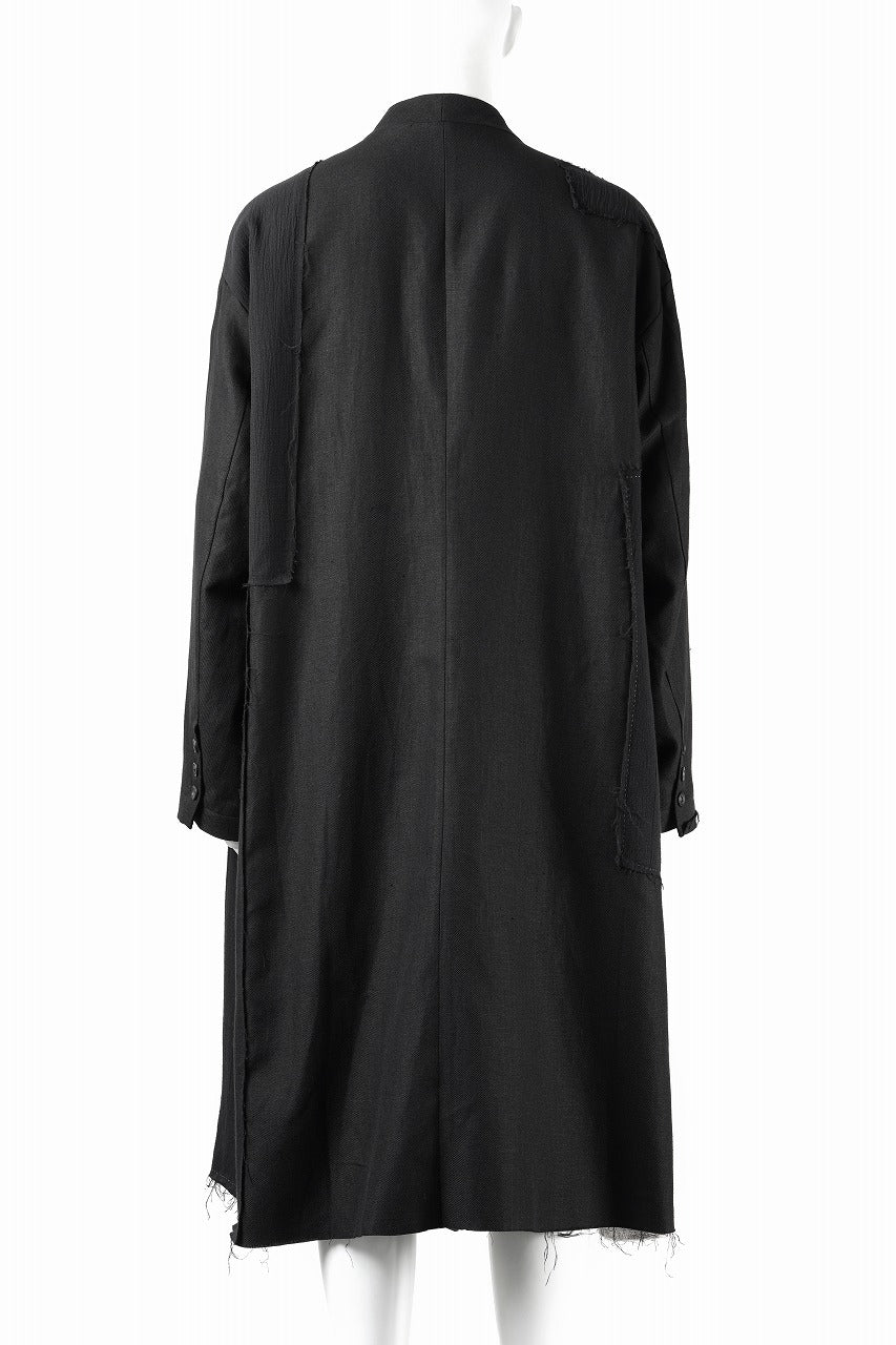 KLASICA "1983" CUT OFF CLASSIC STRAIGHT COAT / ALEXANDER TWILL MATT MIX (COAL BLACK) - Image 4