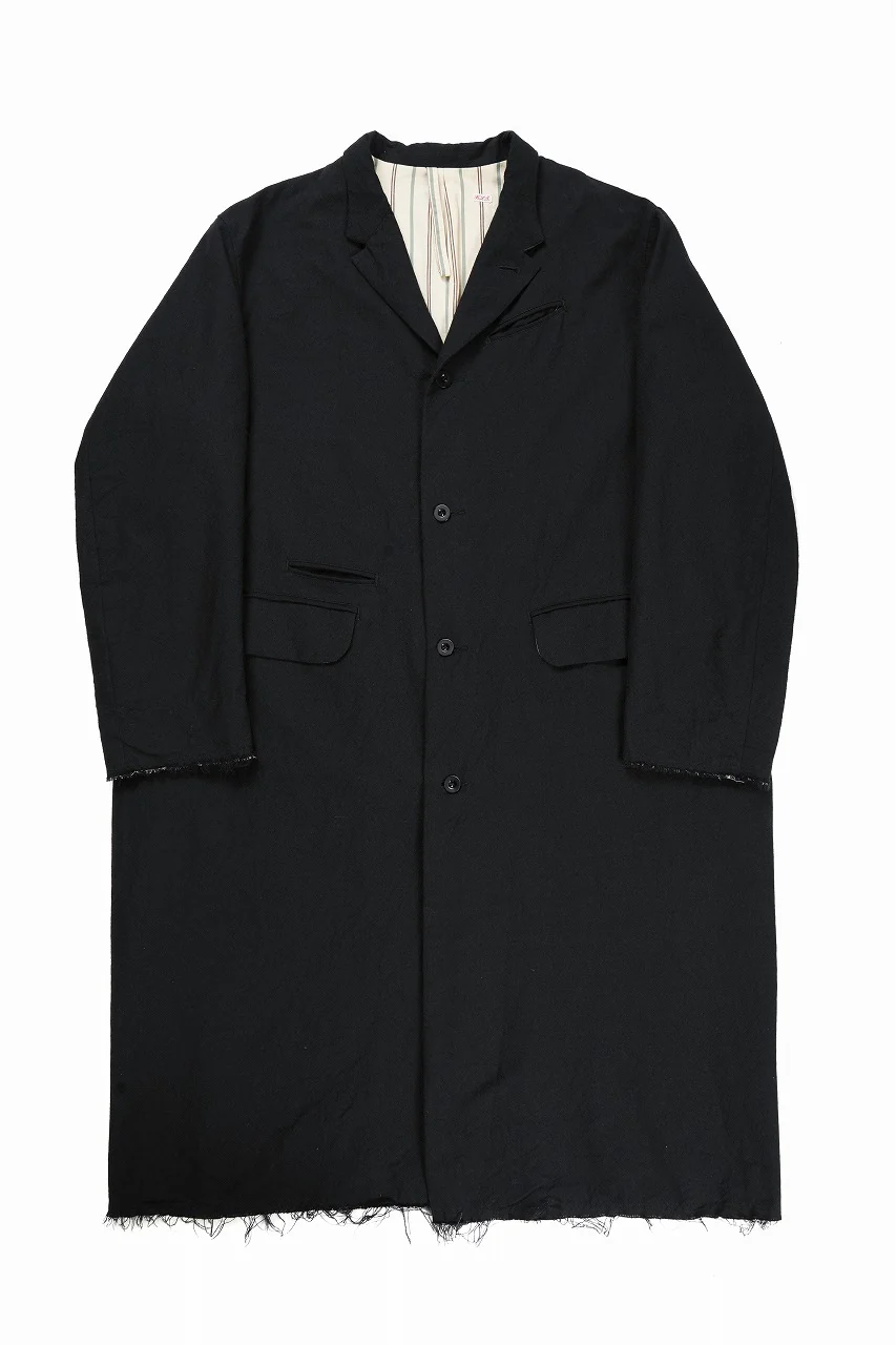KLASICA "1983" CUT OFF CLASSIC STRAIGHT COAT / ALEXANDER TWILL MATT MIX (COAL BLACK) - Image 5