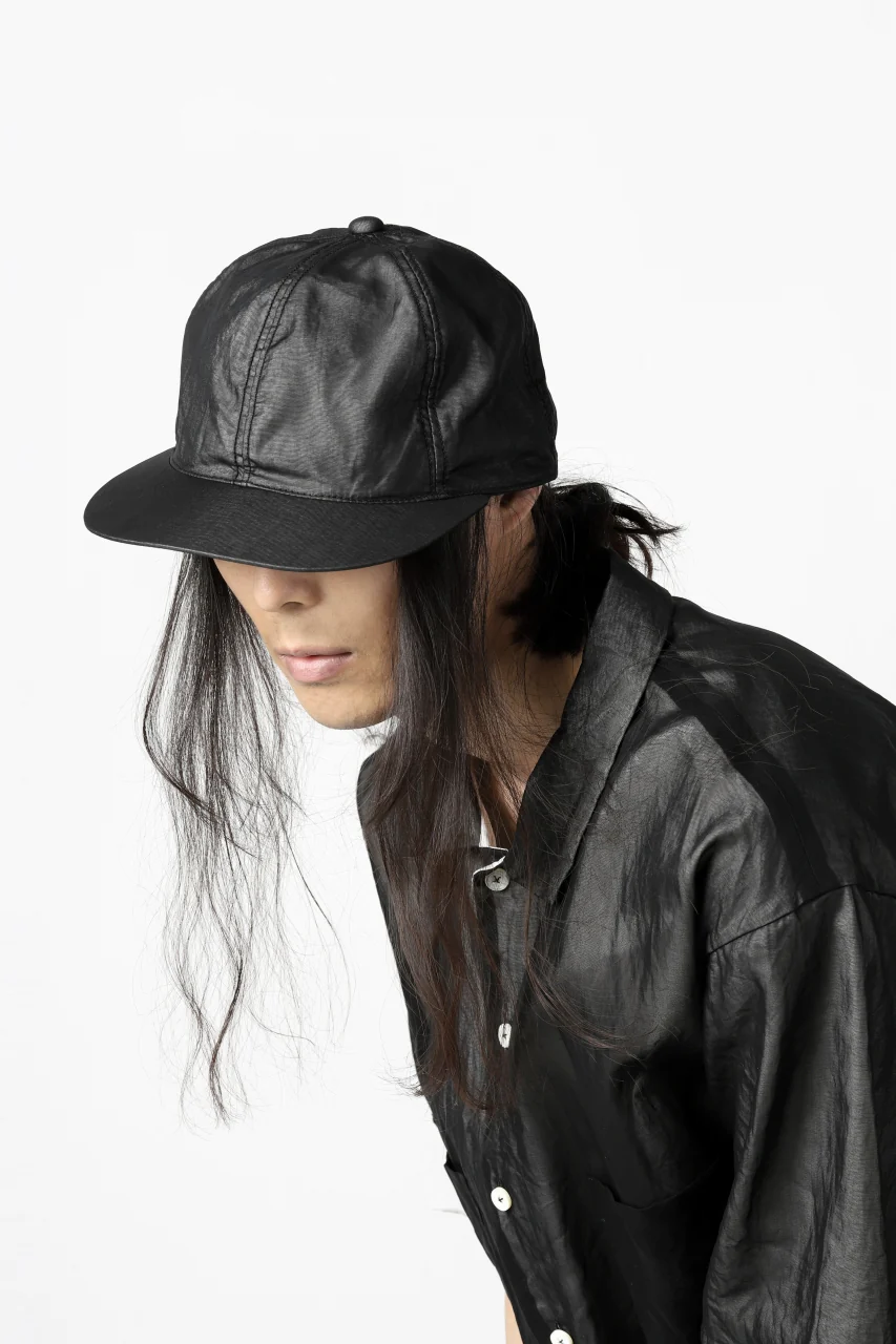 KLASICA AMPIER CAP / TRANSLUCENT ORGANDY (BLACK) - Image 6