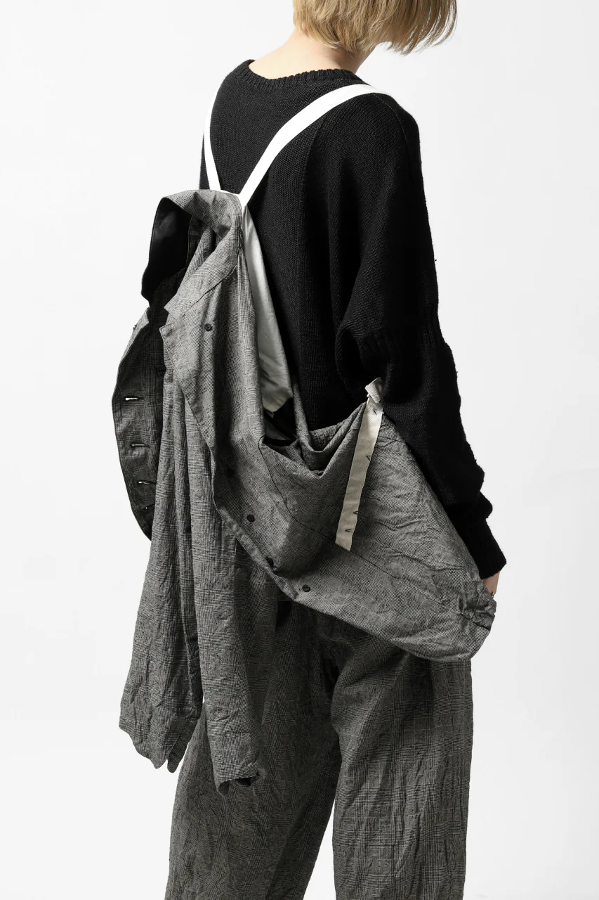 KLASICA ANNE TRAVELER'S BLAZER / ORIGINAL PONGEE NEP (GLEN CHECK) - Image 15