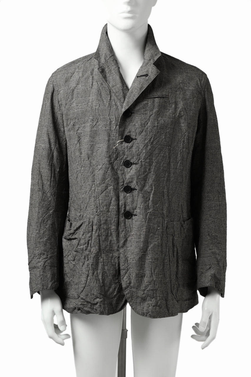 KLASICA ANNE TRAVELER'S BLAZER / ORIGINAL PONGEE NEP (GLEN CHECK) - Image 16