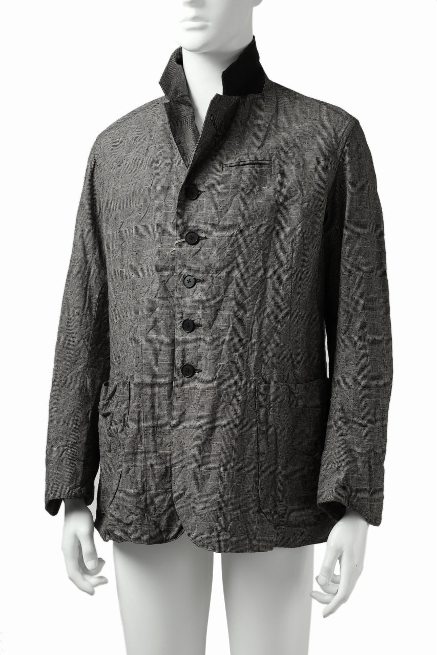 KLASICA ANNE TRAVELER'S BLAZER / ORIGINAL PONGEE NEP (GLEN CHECK) - Image 17