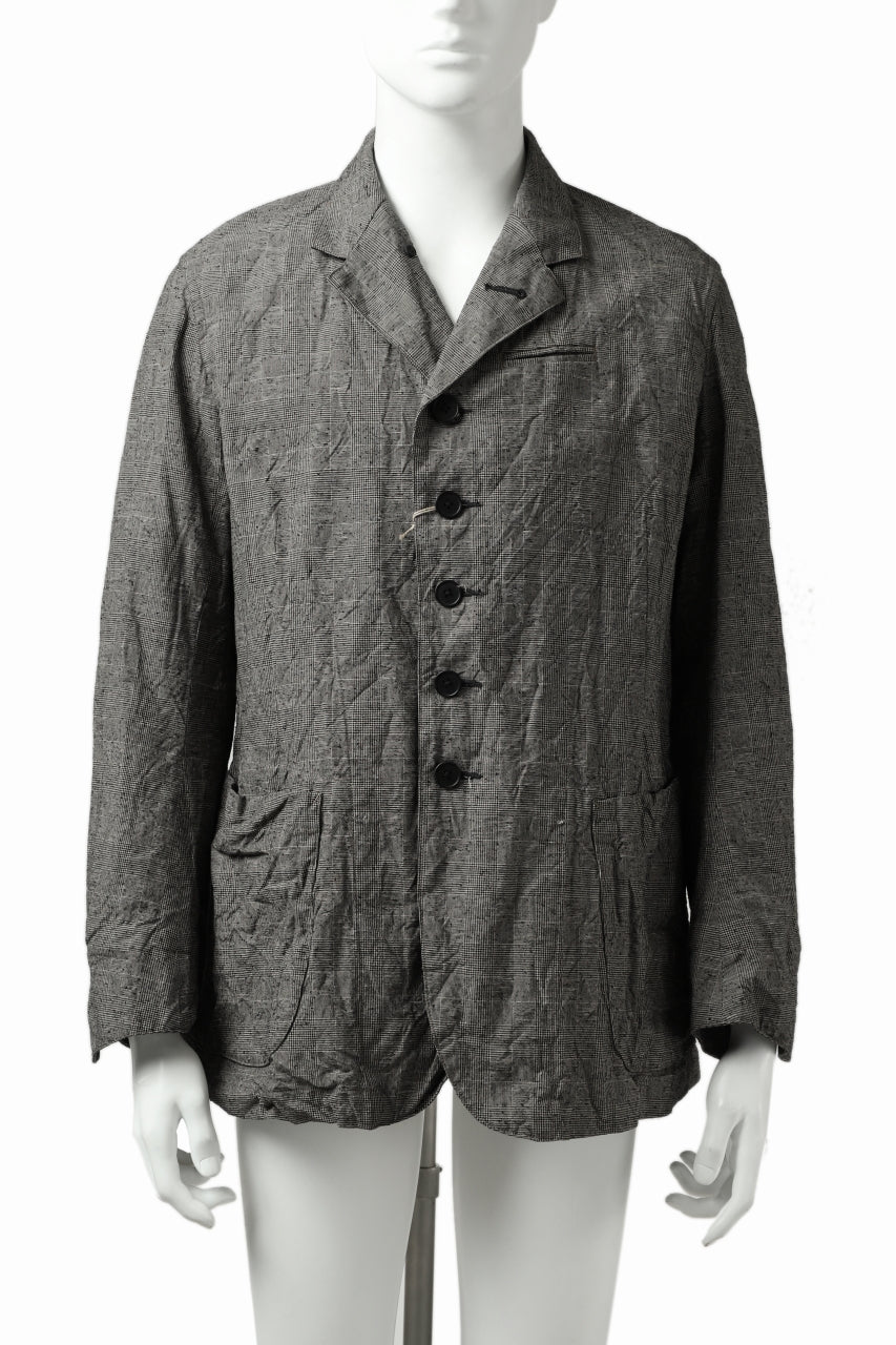 KLASICA ANNE TRAVELER'S BLAZER / ORIGINAL PONGEE NEP (GLEN CHECK) - Image 18