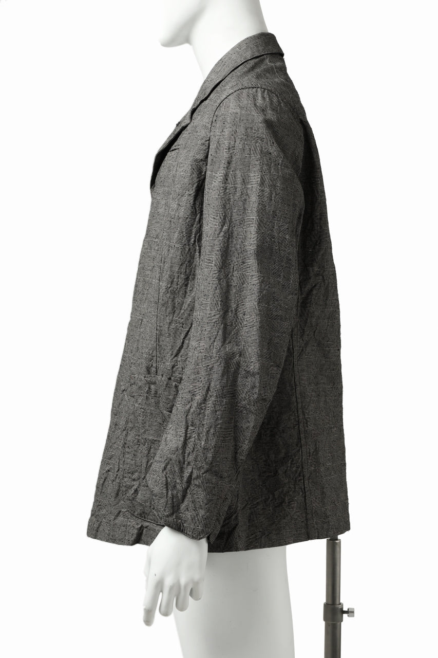 KLASICA ANNE TRAVELER'S BLAZER / ORIGINAL PONGEE NEP (GLEN CHECK) - Image 19