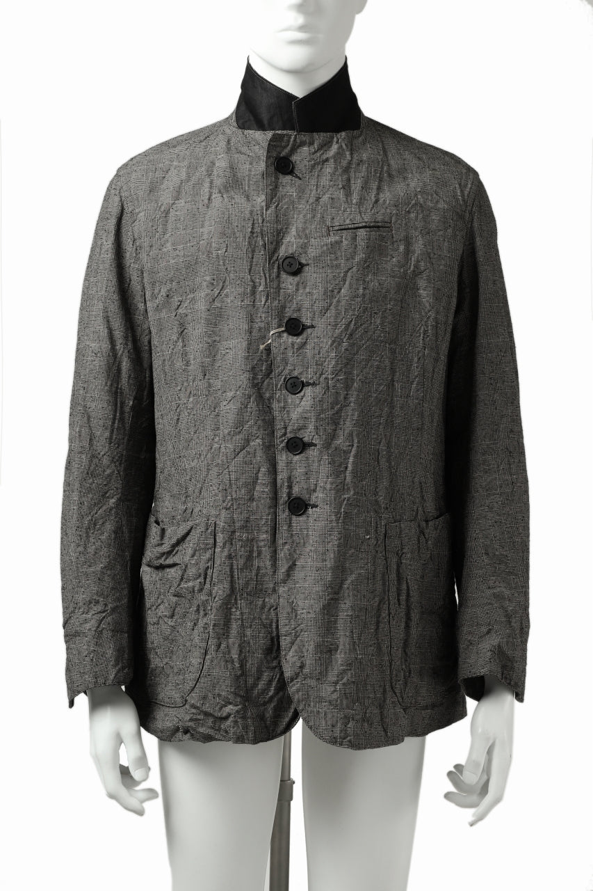 KLASICA ANNE TRAVELER'S BLAZER / ORIGINAL PONGEE NEP (GLEN CHECK) - Image 21