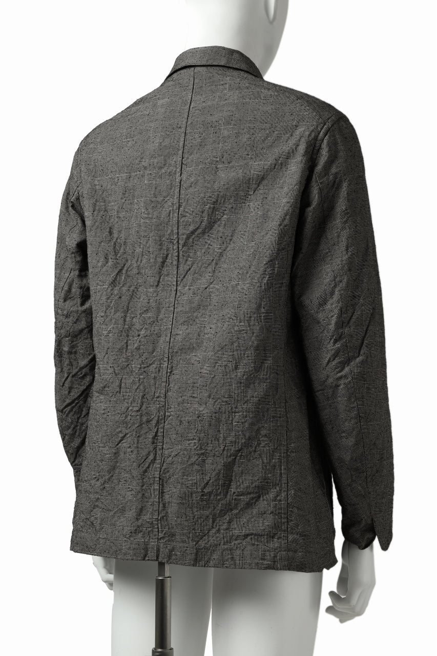 KLASICA ANNE TRAVELER'S BLAZER / ORIGINAL PONGEE NEP (GLEN CHECK) - Image 22