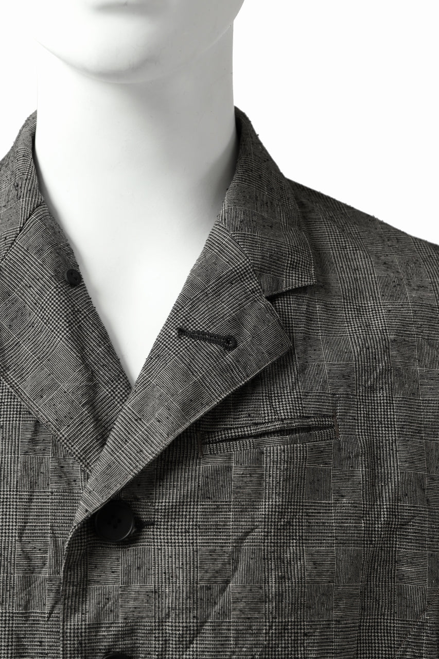 KLASICA ANNE TRAVELER'S BLAZER / ORIGINAL PONGEE NEP (GLEN CHECK) - Image 23