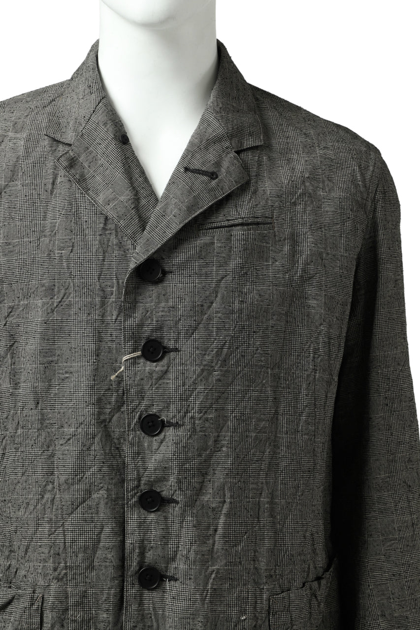 KLASICA ANNE TRAVELER'S BLAZER / ORIGINAL PONGEE NEP (GLEN CHECK) - Image 24