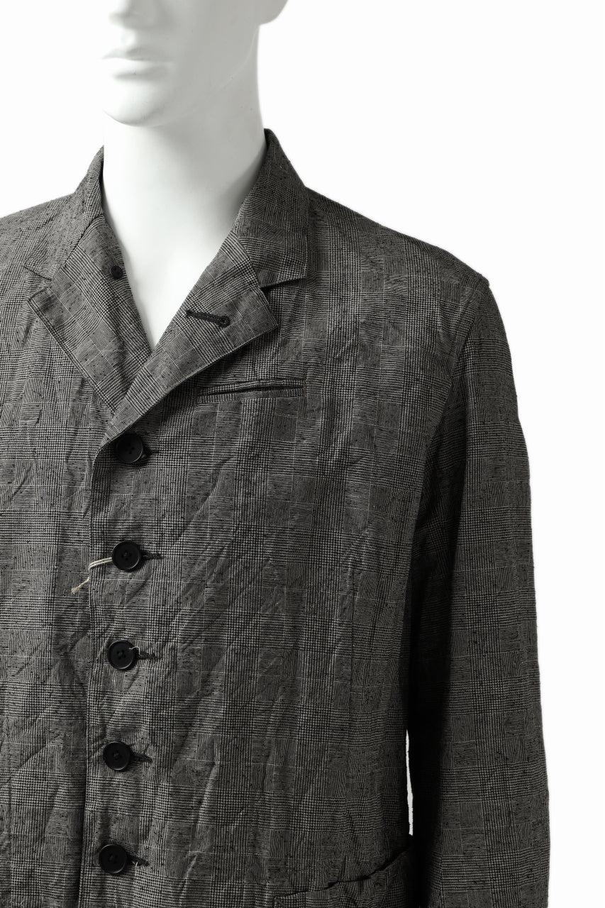 KLASICA ANNE TRAVELER'S BLAZER / ORIGINAL PONGEE NEP (GLEN CHECK) - Image 25