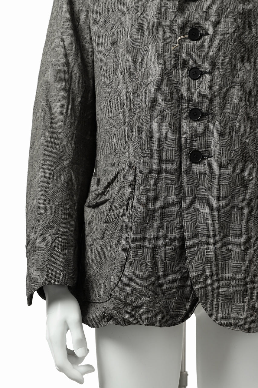 KLASICA ANNE TRAVELER'S BLAZER / ORIGINAL PONGEE NEP (GLEN CHECK) - Image 29